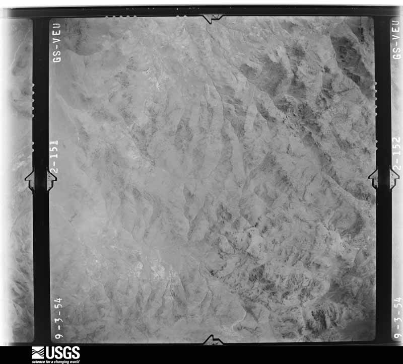 U.S. Geological Survey aerial photograph, 1954-09-01, scale 1:37400