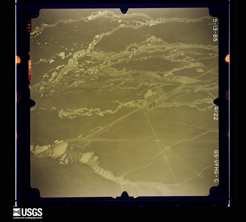 U.S. Geological Survey aerial photograph, 1985-05-13, scale 1:24000