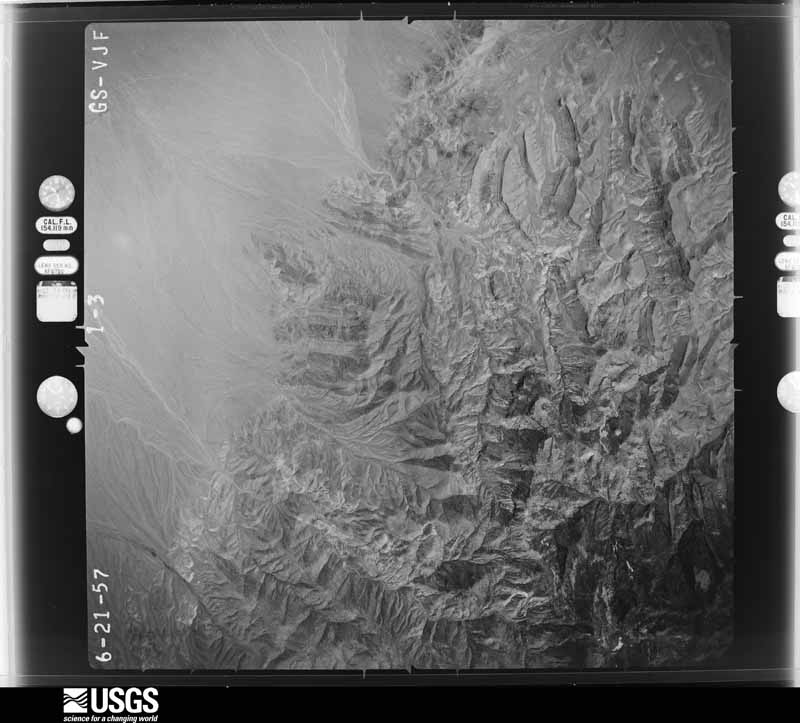 U.S. Geological Survey aerial photograph, 1957-06-21, scale 1:54000