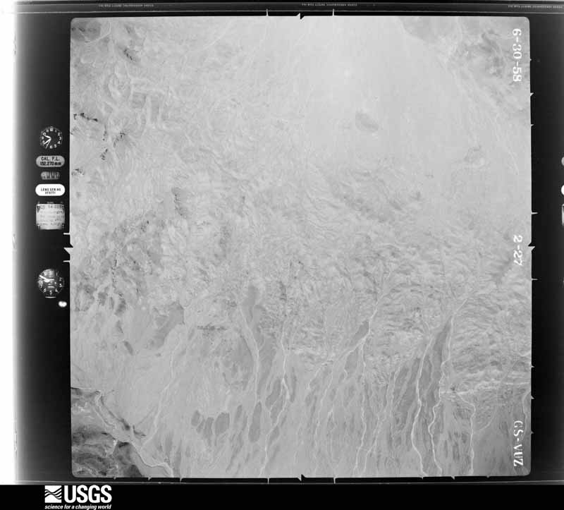 U.S. Geological Survey aerial photograph, 1958-07-11, scale 1:54000