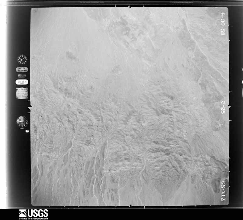 U.S. Geological Survey aerial photograph, 1958-07-11, scale 1:54000