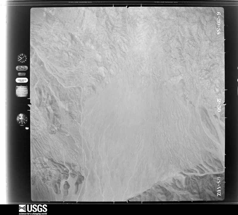 U.S. Geological Survey aerial photograph, 1958-07-11, scale 1:54000