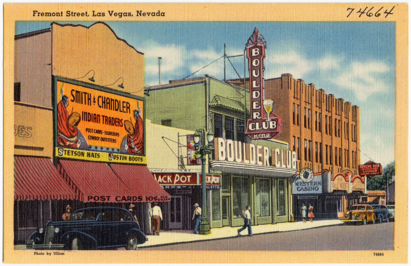 Fremont Street, Las Vegas, Nevada, Boston Public Library - undated