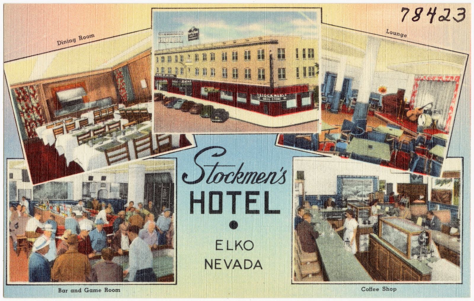 Stockmen's Hotel, Elko, Nevada, Boston Public Library - undated