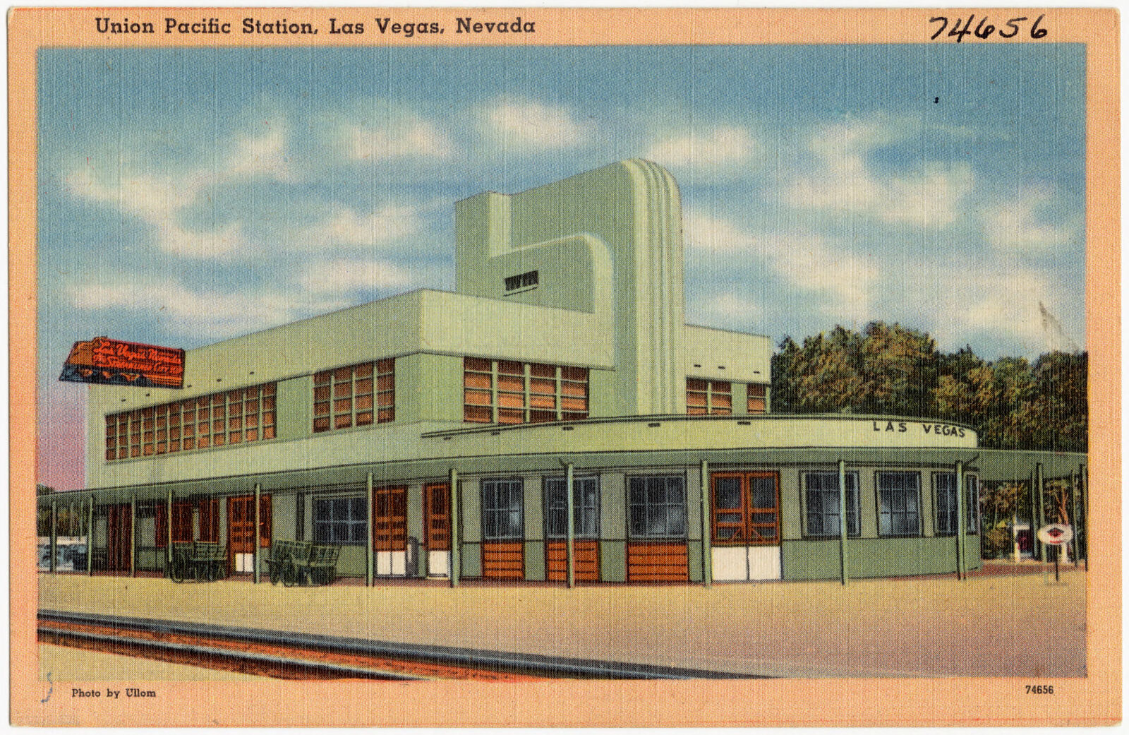 Union Pacific Station, Las Vegas, Nevada, Boston Public Library - undated