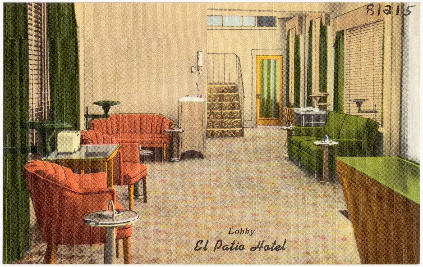 El Patio Hotel, Boston Public Library - undated
