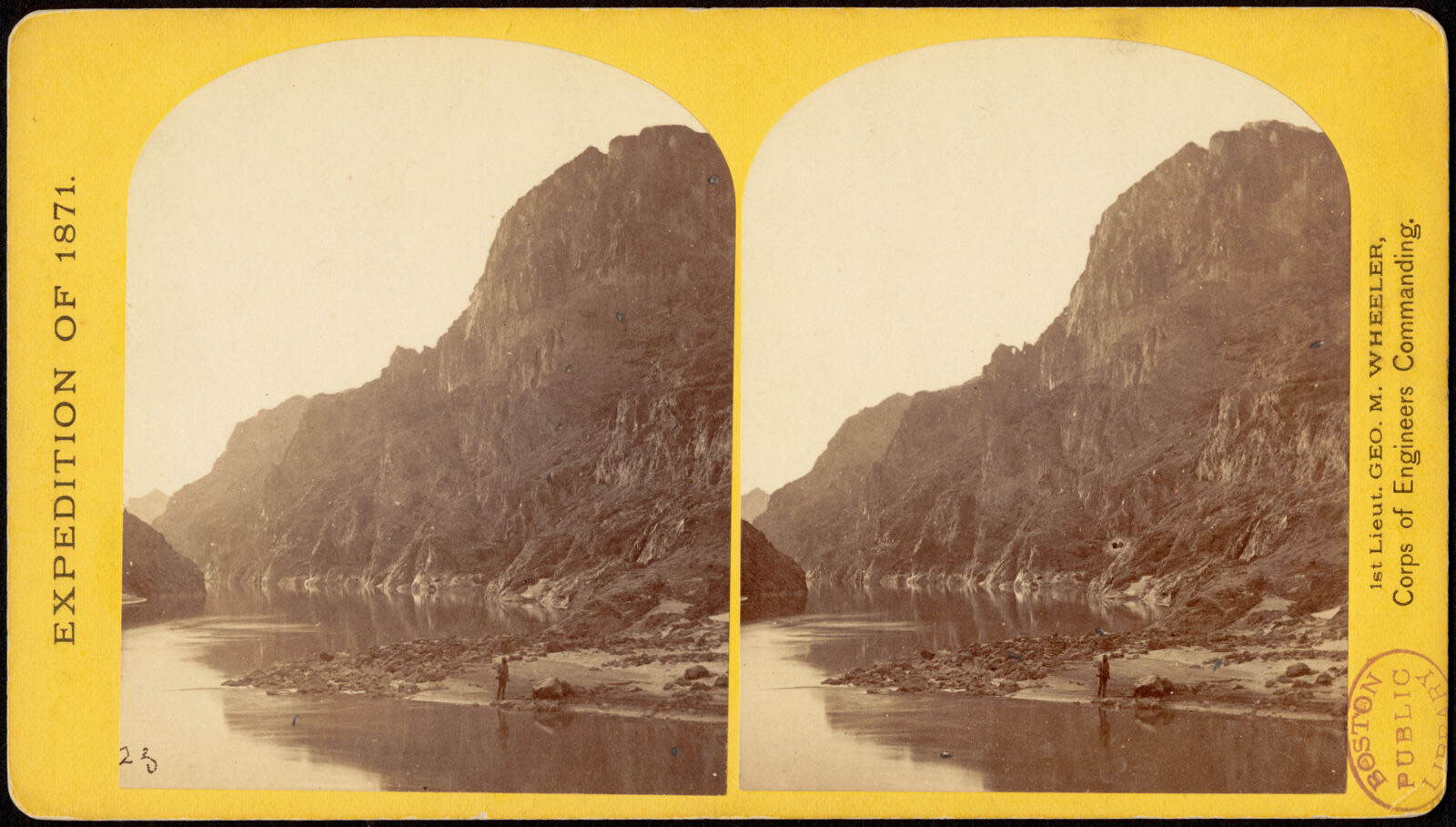 View across Black Cañon, Boston Public Library - undated