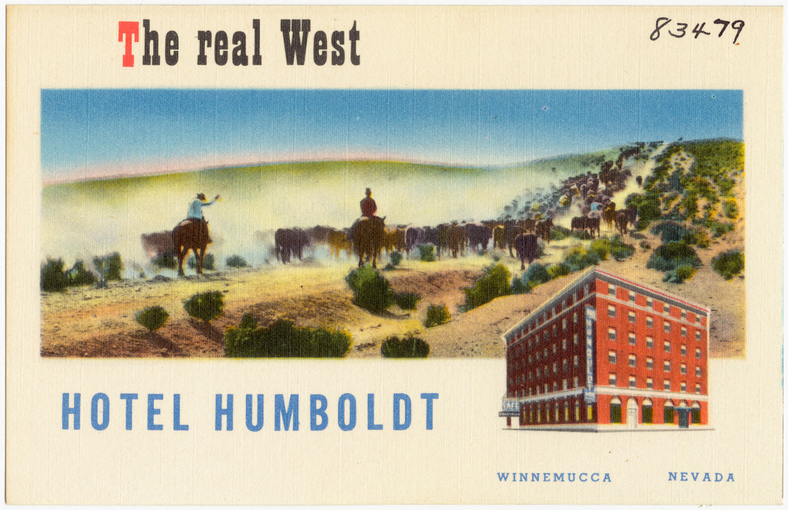 The real West, Hotel Humboldt, Winnemucca, Nevada, Boston Public Library - undated