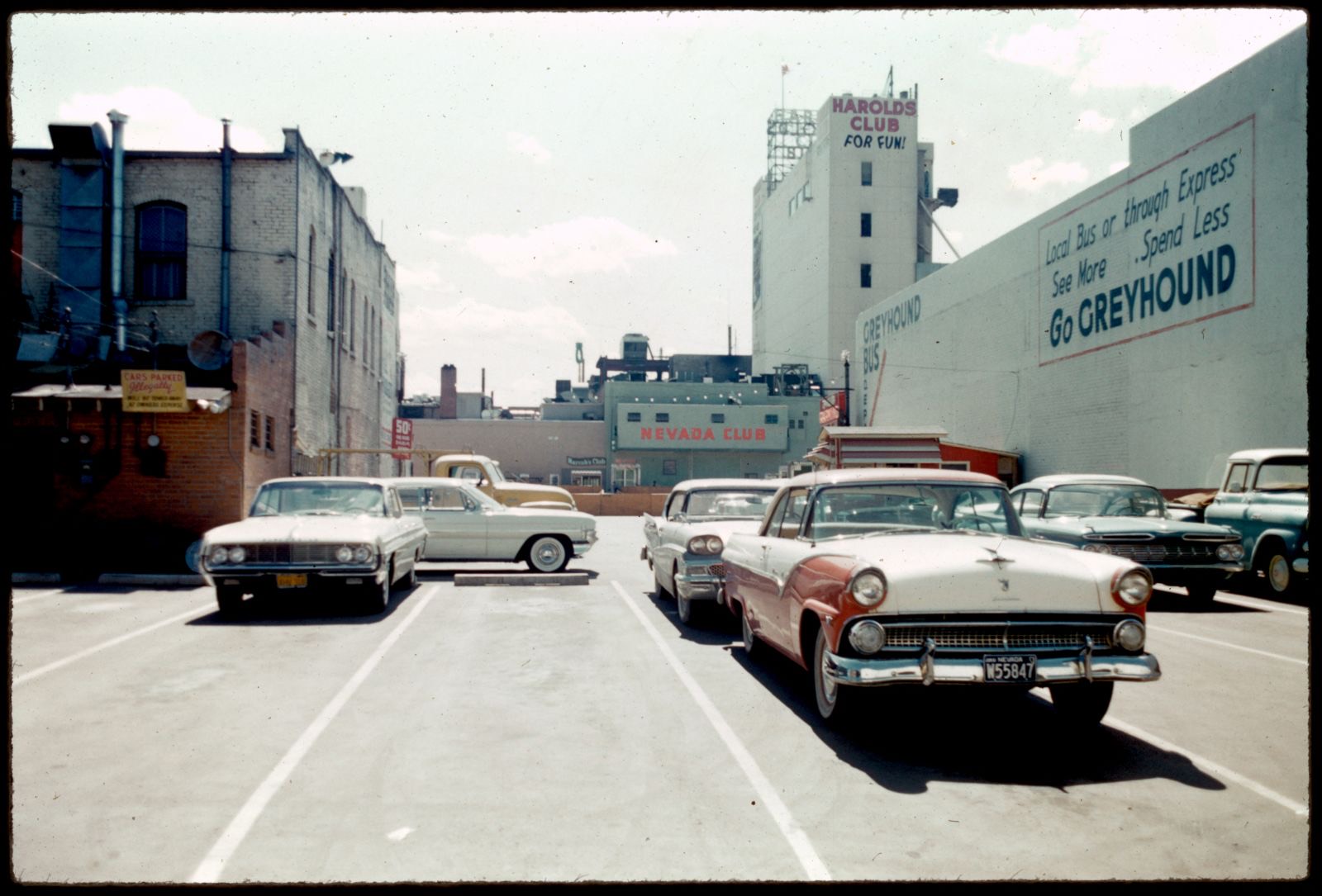 Parking lot, Reno, Nevada, Boston Public Library - undated
