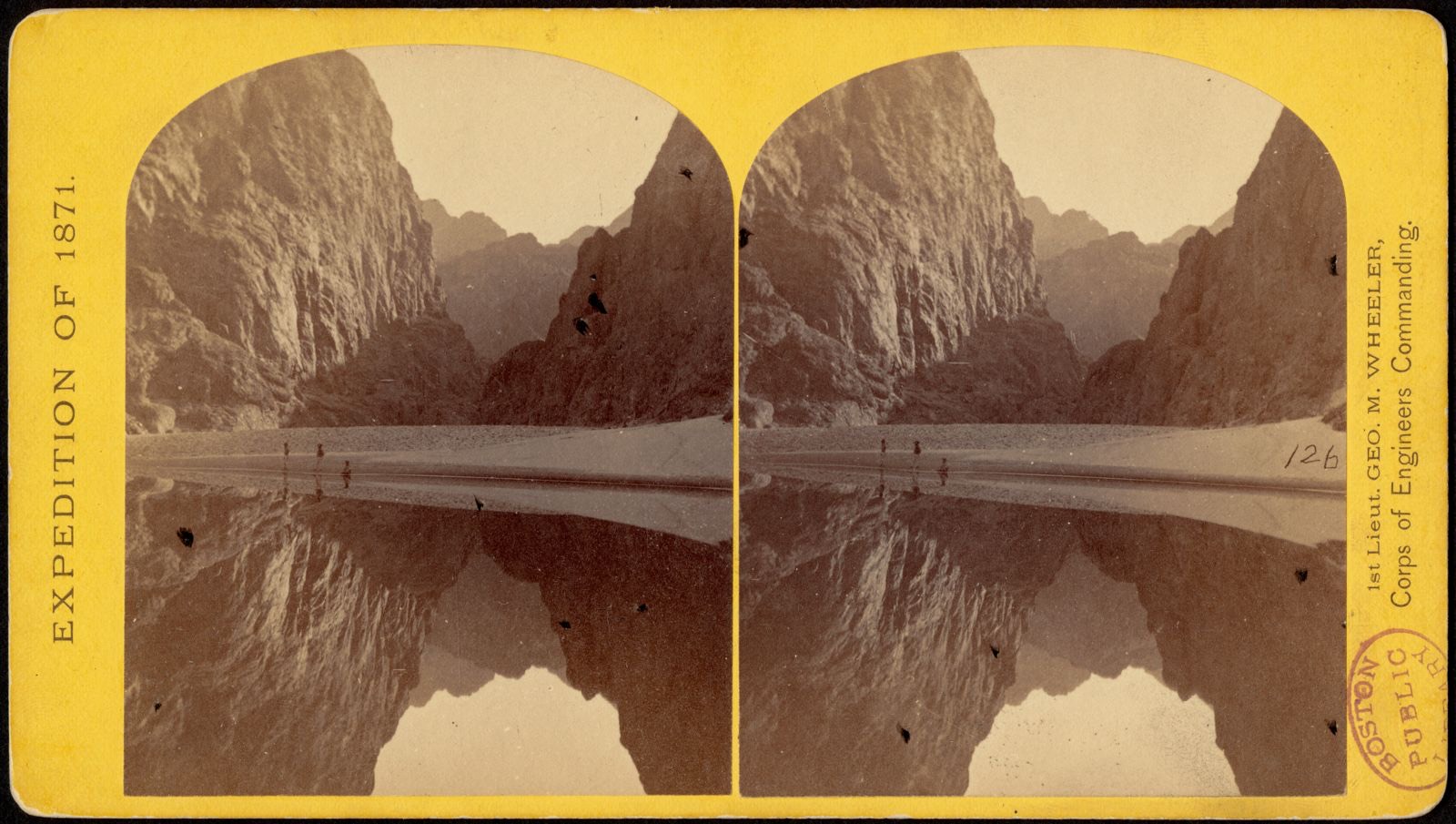View down Black Cañon, from Mirror Bar, Boston Public Library - undated