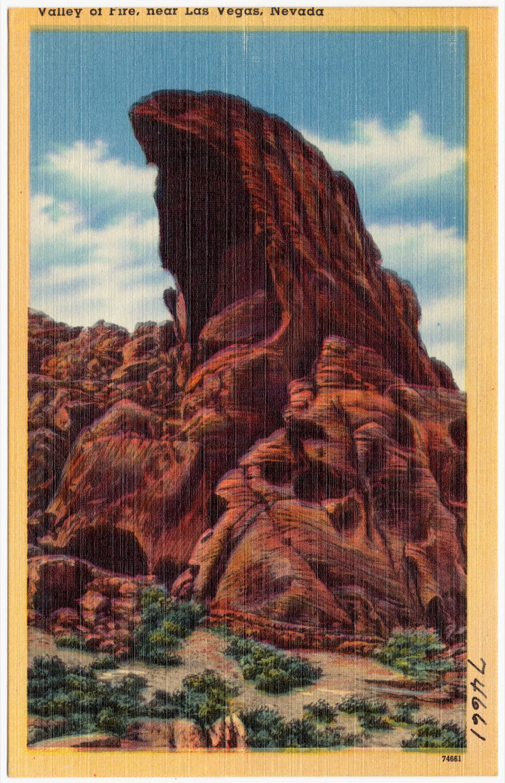 Valley of Fire, near Las Vegas, Nevada, Boston Public Library - undated