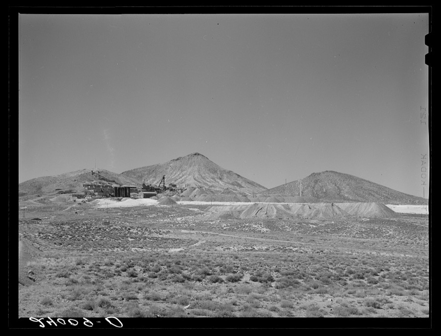 Abandoned mine and mill. Tonopah, Nevada