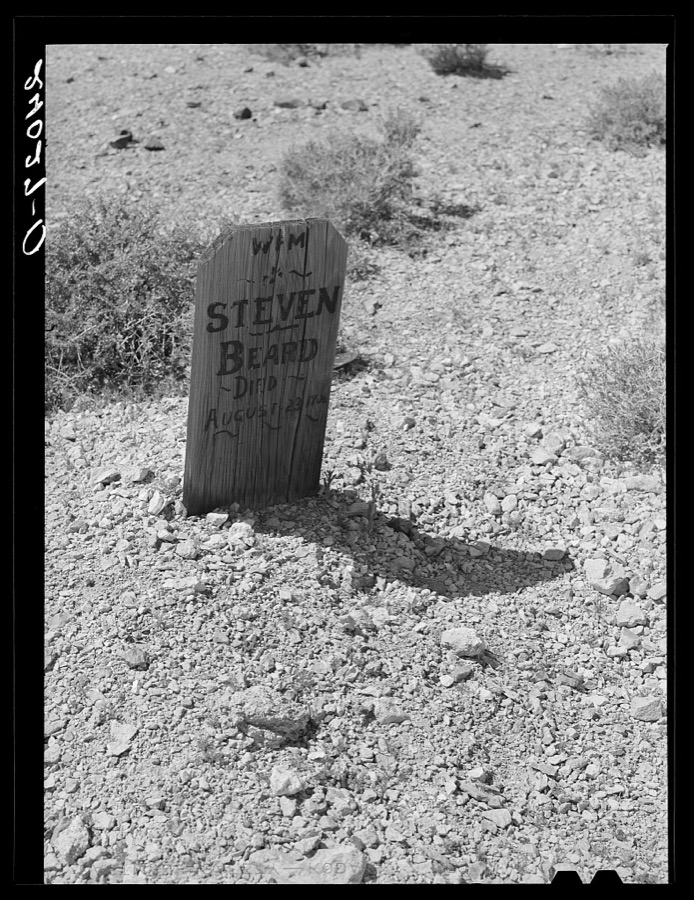 Miner's grave. Rhyolite, Nevada
