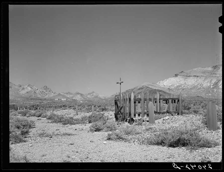 Cemetery. Rhyolite, Nevada