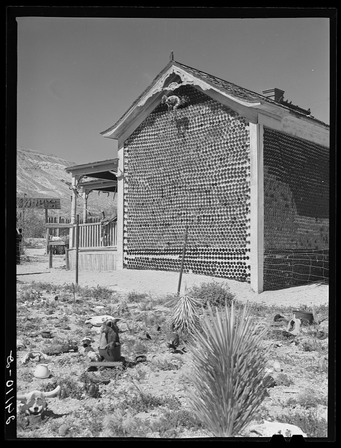 Bottlehouse. Rhyolite, Nevada