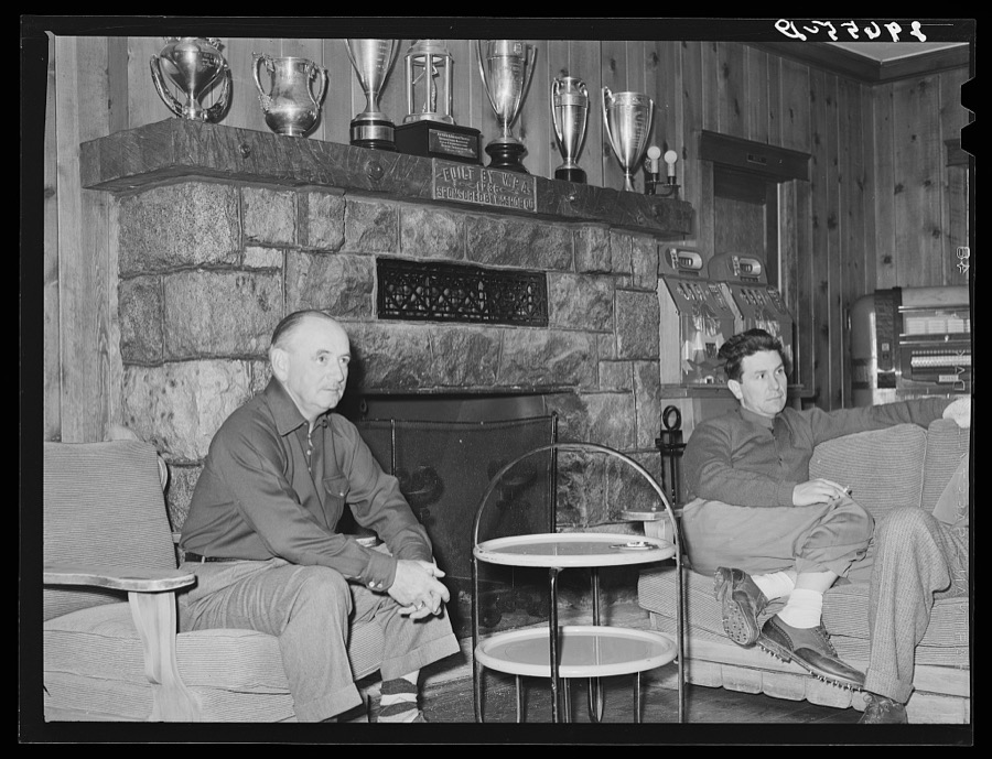 Golfers in club house. Reno, Nevada
