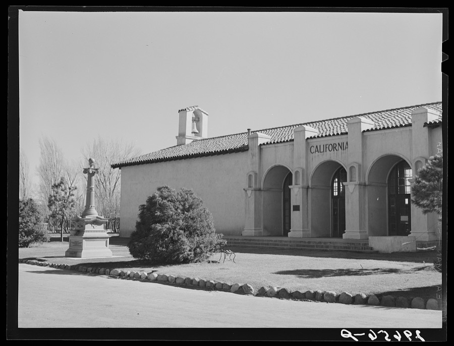 California building in park. Reno, Nevada