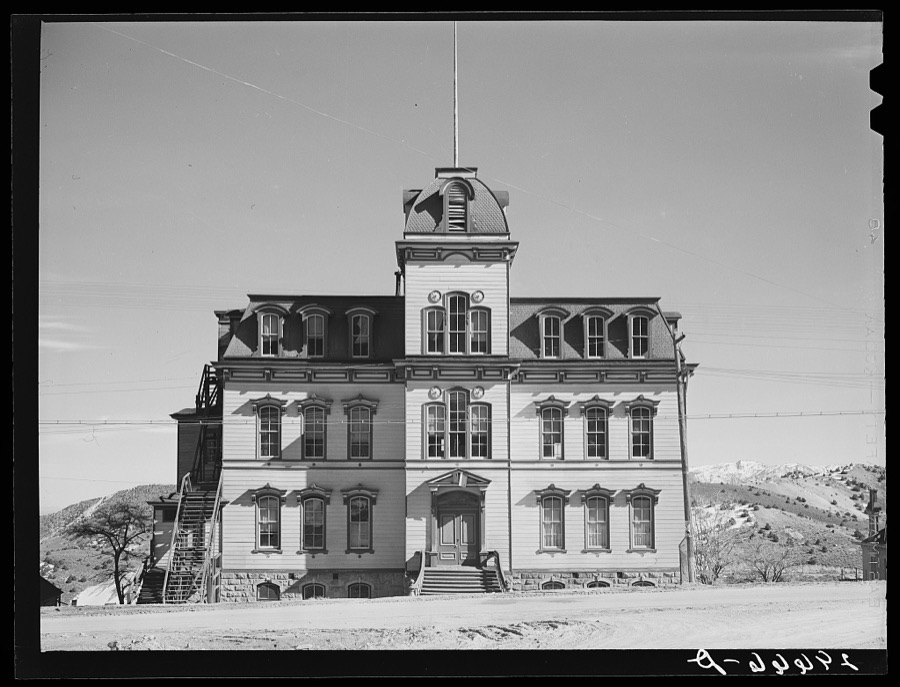 Abandoned school. Virginia City, Nevada
