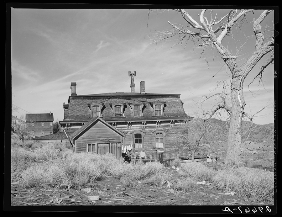 Old mine office. Virginia City, Nevada