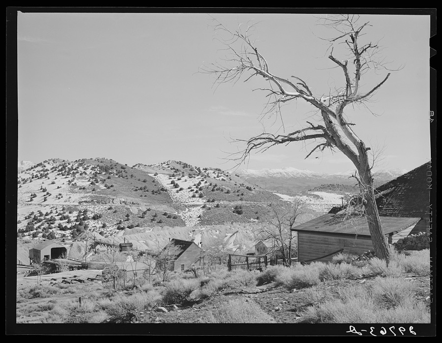 Abandoned mines and homes. Virginia City, Nevada