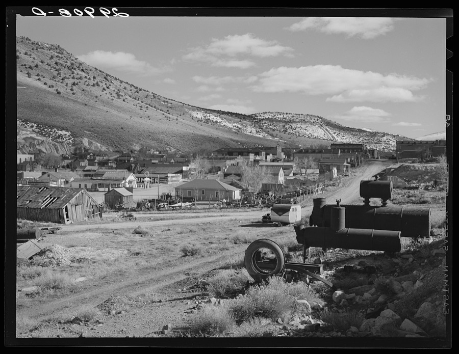 Ghost mining town once produced over eighty million dollars in gold, silver and load. Eureka, Nevada