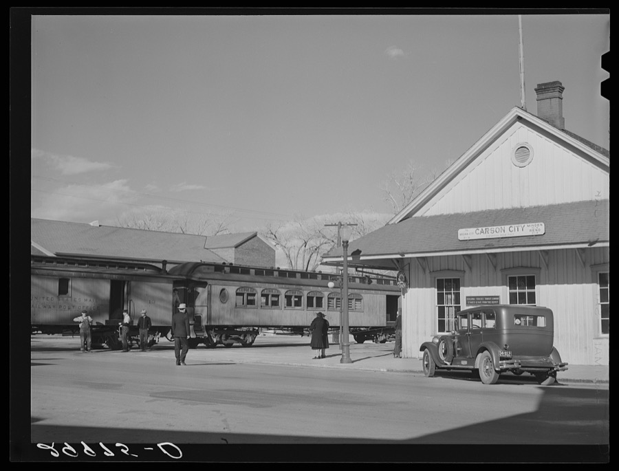 Railroad station. Carson City, Nevada