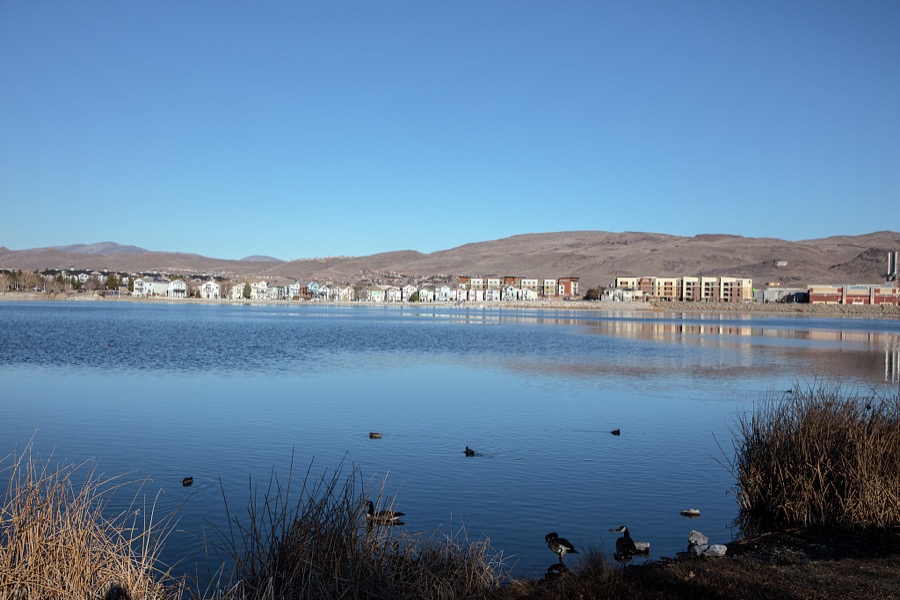 Marina Park, a lakeside development in Sparks, Nevada