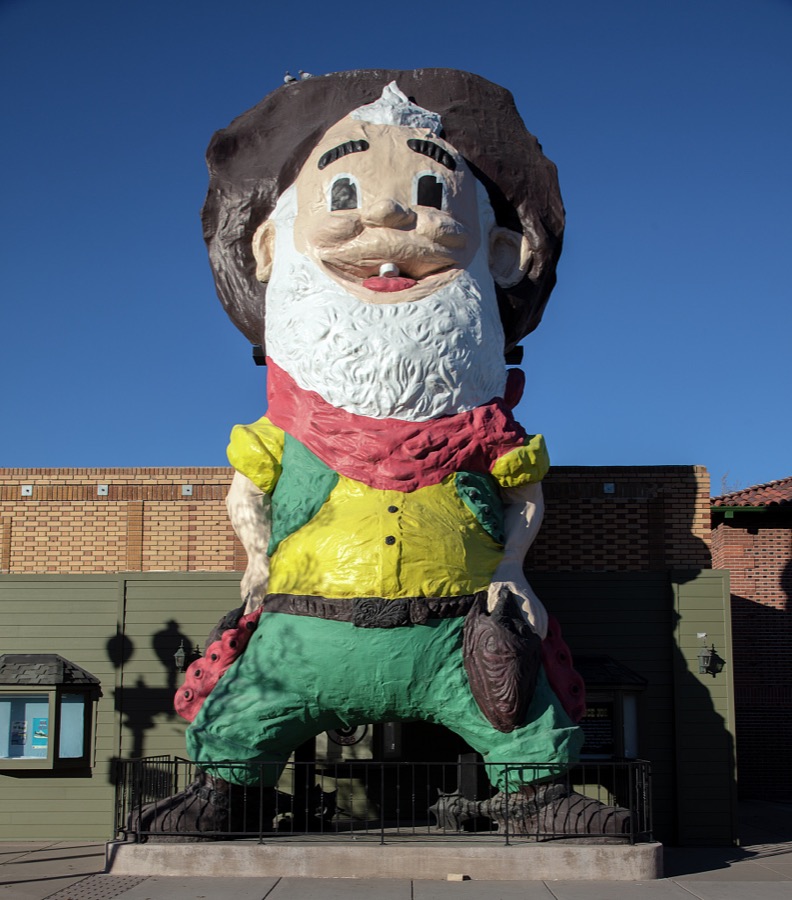 Meet Last Chance Joe, a grizzled, 36-foot-high prospector figure that was abandoned by its owner, a Sparks, Nevada casino