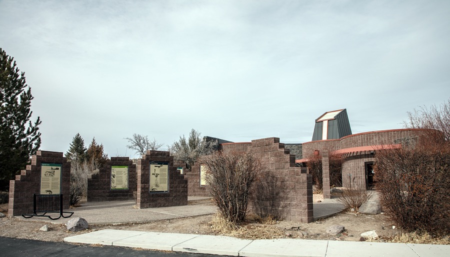 The visitor center at Cathedral Gorge State Park, near the Utah border in southeast Nevada
