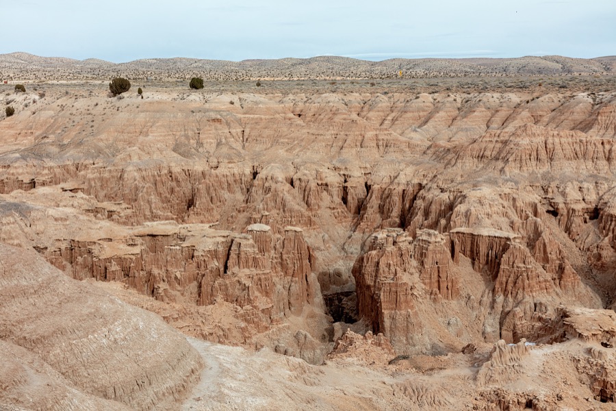 Cathedral Gorge State Park, near the Utah border in southeast Nevada