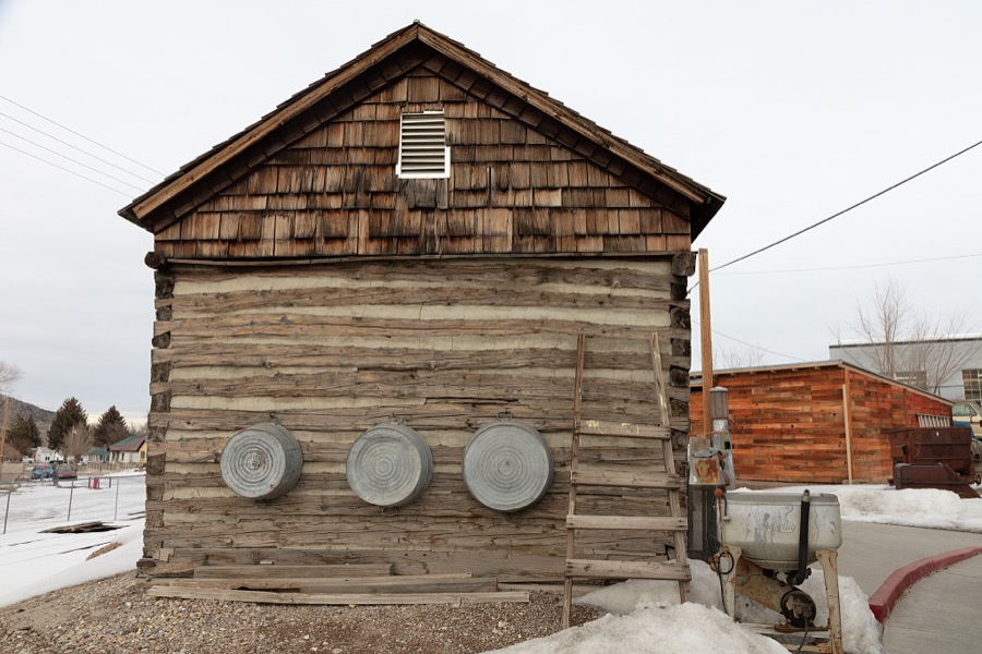 Display at the White Pine Public Museum in Ely, a remote Nevada mountain town that was once a stagecoach stop and Pony Express station near the Utah border