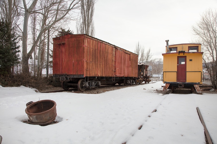Display at the White Pine Public Museum in Ely, a remote Nevada mountain town that was once a stagecoach stop and Pony Express station near the Utah border