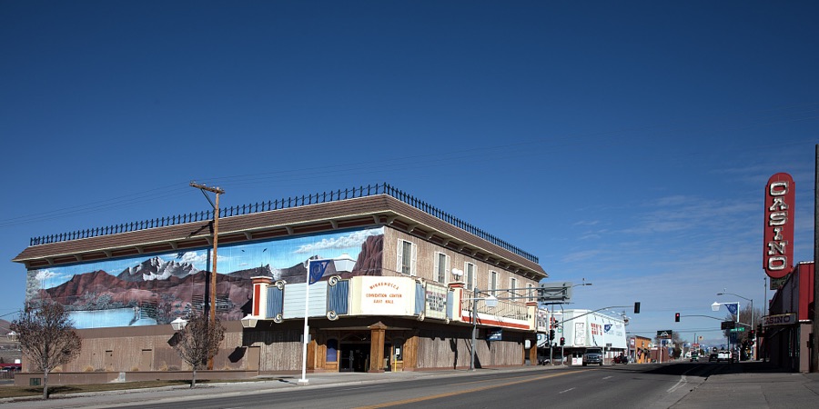 Downtown Winnemucca, a small city in northern Nevada