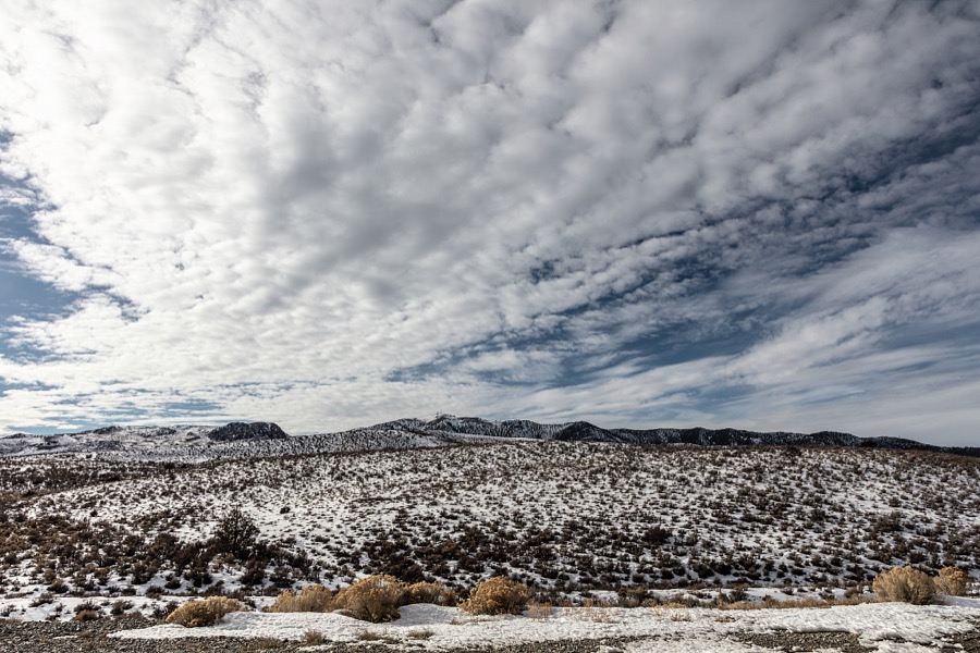 A stunning sky above remote Eureka County, Nevada