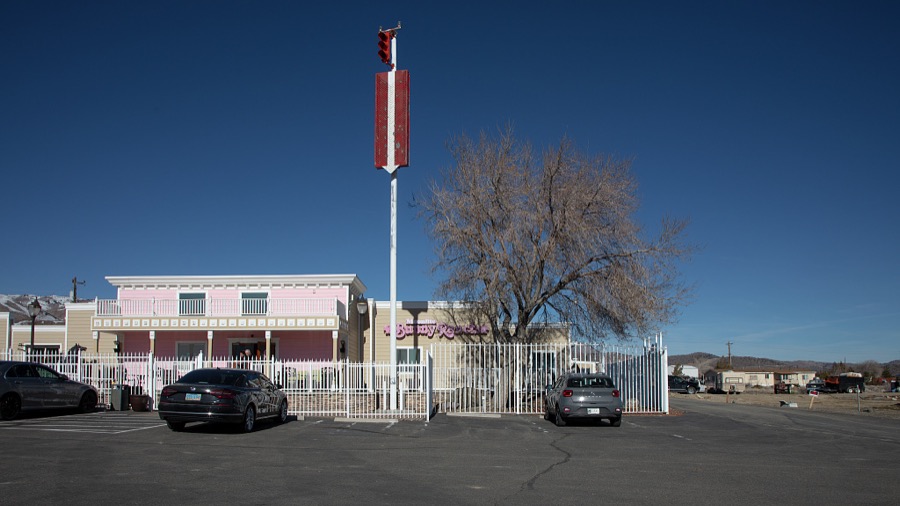 The Moonlite BunnyRanch in the tiny settlement of Mound House, Nevada, near the capital, Carson City