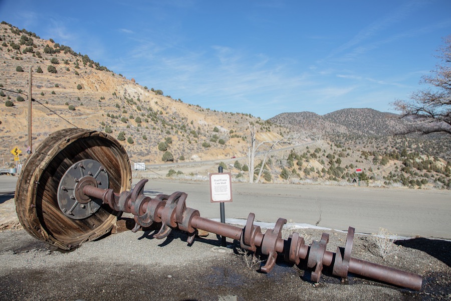A relic of the fabulous Comstock Lode days of the mid-1800s in remote Virginia City, Nevada