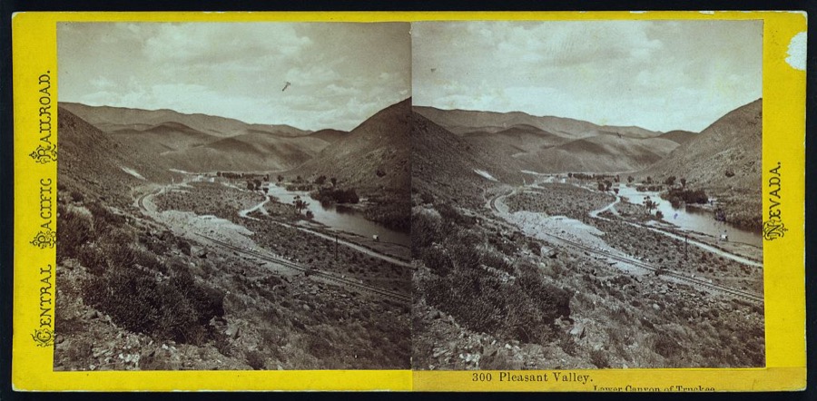 Pleasant Valley. Lower canyon of Truckee
