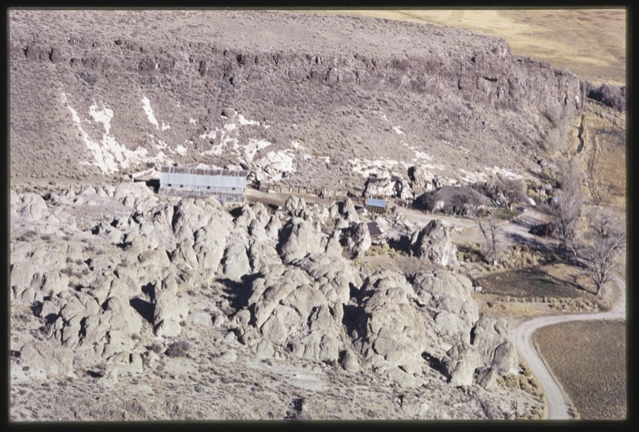 Aerial photographs, Delmue Ranch, Lincoln County, Nevada; Blanton Owen, Eureka, Nevada
