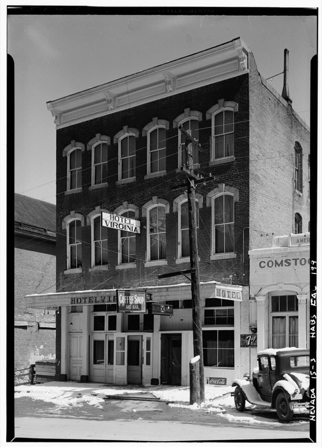 Virginia Hotel, C Street, Virginia City, Storey County, NV
