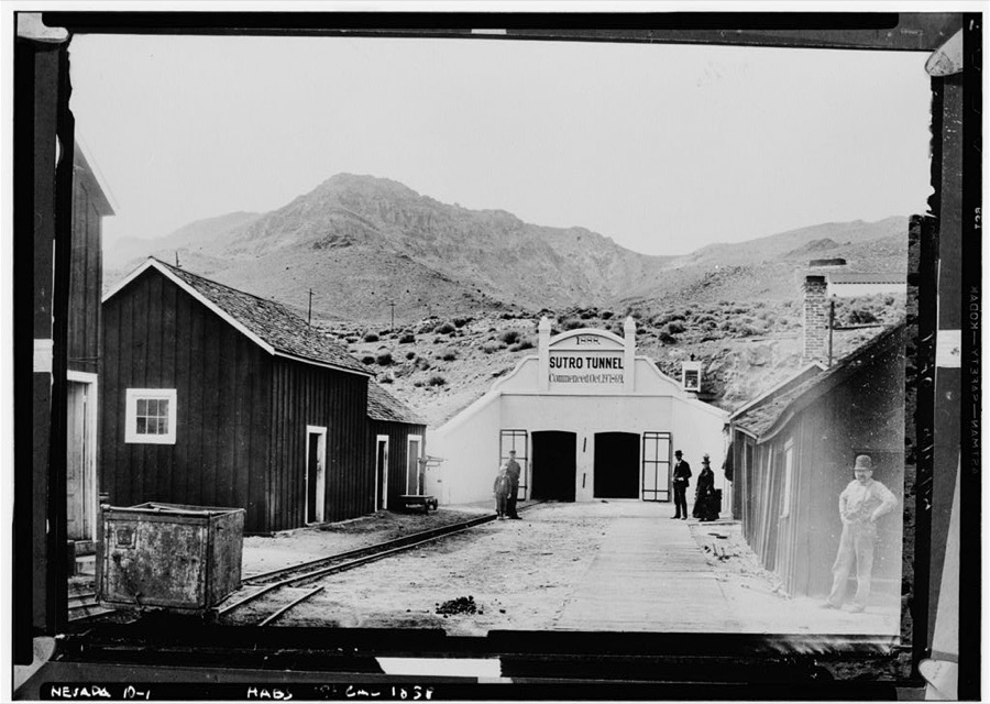 Sutro Tunnel Entrance, Comstock Mines vicinity, Dayton, Lyon County, NV