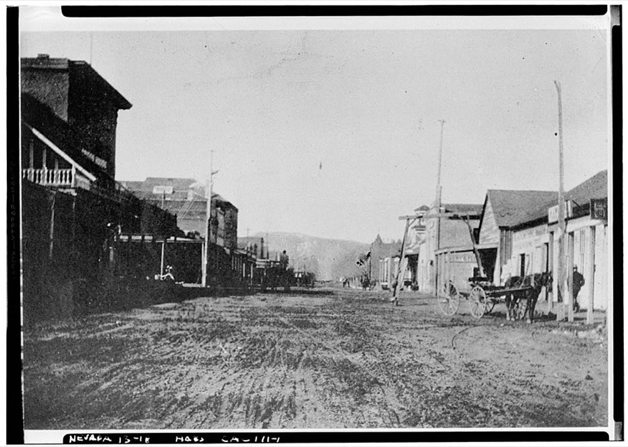 King Street, General View, 1880, Carson City, Carson City, NV