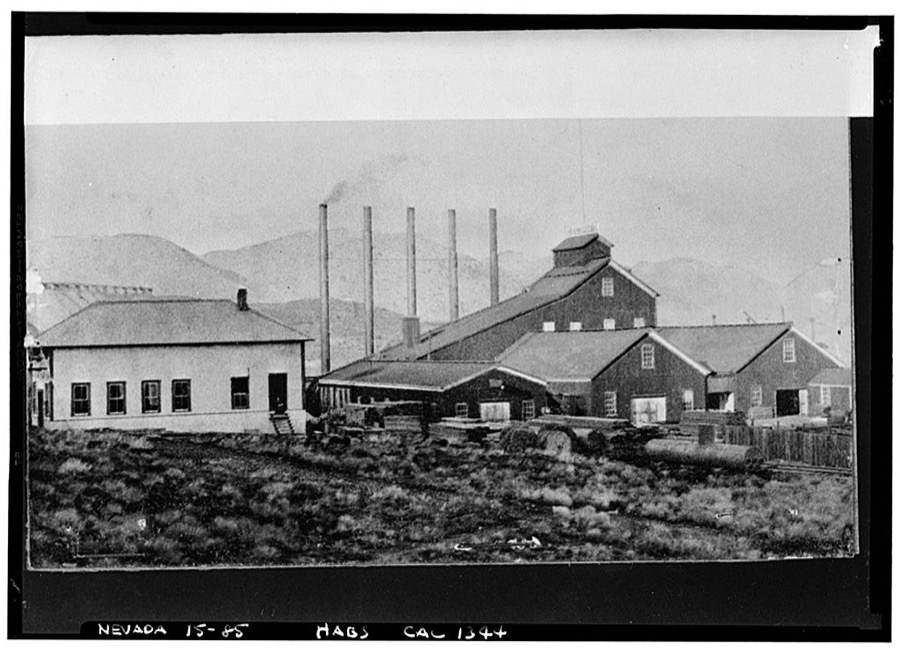 Shaft House, Consolidated California & Virginia Mine, Virginia City, Storey County, NV
