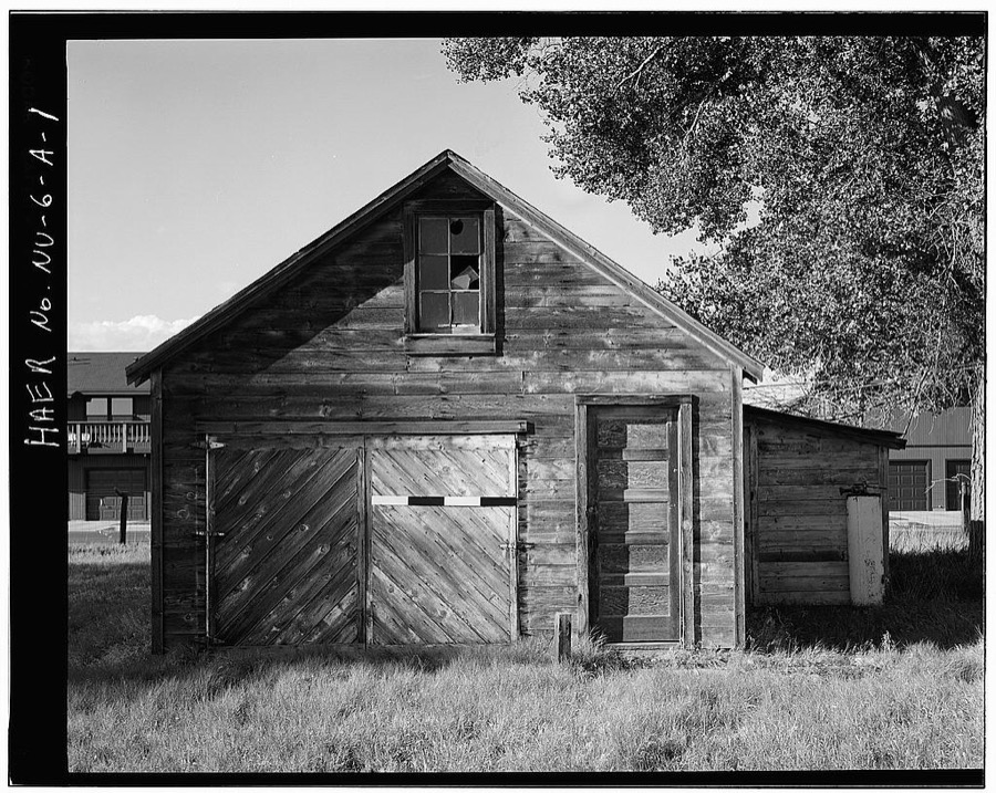 Truckee-Carson Irrigation District Facility Yard, Watchman's Garage, Sixth & Taylor Streets, Fallon, Churchill County, NV