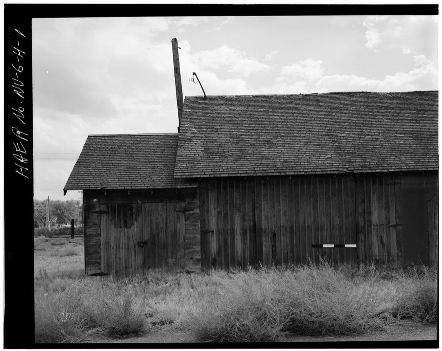 Truckee-Carson Irrigation District Facility Yard, Blacksmith Shop-Iron House, Sixth & Taylor Streets, Fallon, Churchill County, NV