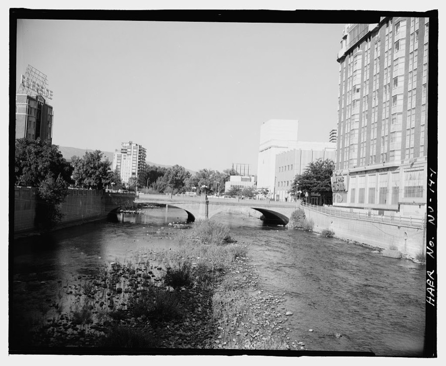 Virginia Street Bridge, Spanning Truckee River at Virginia Street, Reno, Washoe County, NV