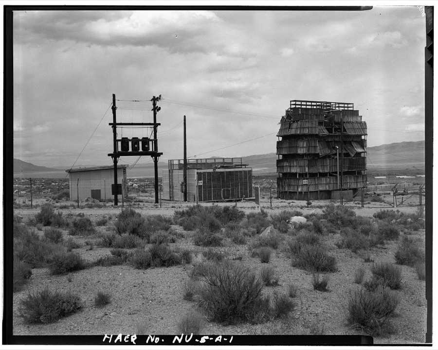 Hawthorne Naval Ammunition Depot, Redwood Cooling Tower, U.S. Highway 95, Hawthorne, Mineral County, NV