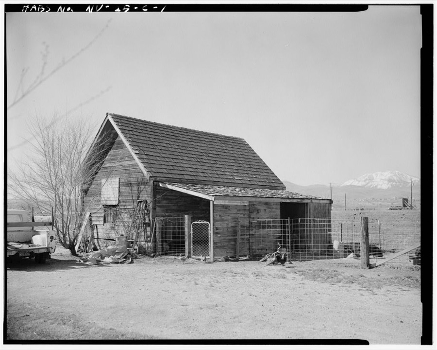 Peleg Brown Ranch, Granary, 12945 Old Virginia Road, Reno, Washoe County, NV