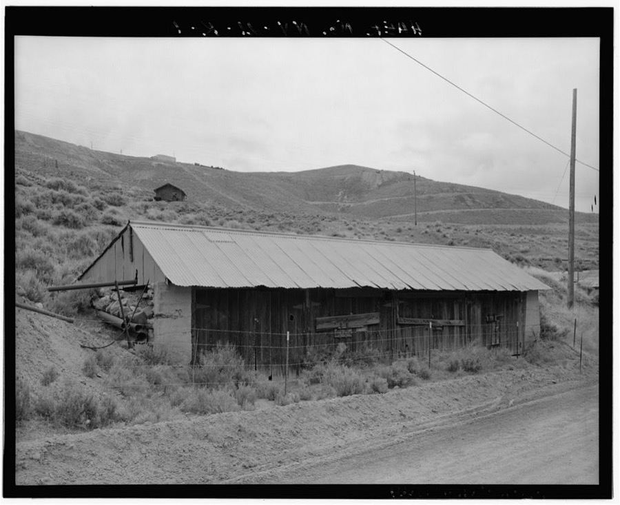 Copper Canyon Camp of the International Smelting & Refining Company, Large Garage, Copper Canyon, Battle Mountain, Lander County, NV