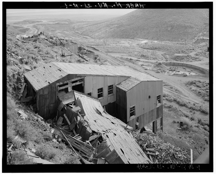 Copper Canyon Camp of the International Smelting & Refining Company, Crushing Plant, Copper Canyon, Battle Mountain, Lander County, NV
