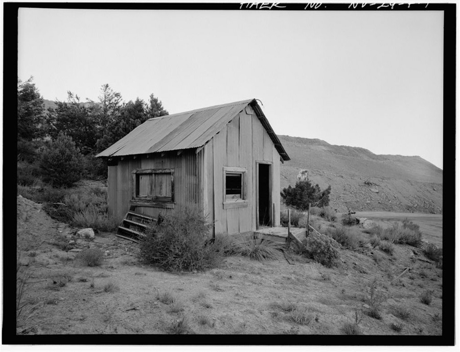Juniata Mill Complex, Mine Office, 22.5 miles Southwest of Hawthorne, between Aurora Crater & Aurora Peak, Hawthorne, Mineral County, NV